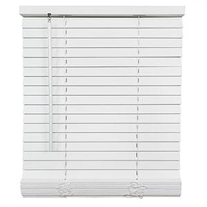 50mm Cordless Basswood Blind White