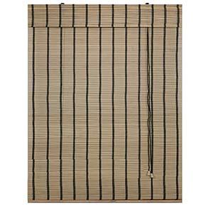 Bamboo Roman Shade-Carbonized