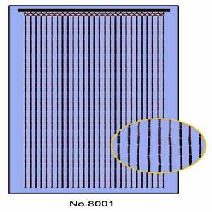 Wooden Door Curtain 8001