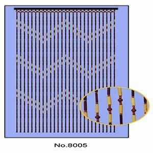 Wooden Door Curtain 8005