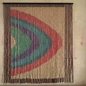 Wooden Door Curtain 9001